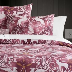 pbteen harry potter full/queen magical damask duvet cover